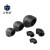 正奇谊 PE管件配件各种规格 PE90°弯头 承插塑件黑色 黑色 L63