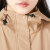 耐克（NIKE）外套女装秋冬新款STORM-FIT连帽宽松梭织夹克中长款 DM6246-200卡其色 M