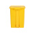 沸耐笙 FNS-22395 医疗废物垃圾桶 50L黄色加厚脚踏 1个