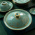 宾塞卡罗（bencykalo）龙泉青瓷碗碟 北欧式金边高档碗景德镇陶瓷网红手绘餐具套装