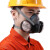 LISM防尘口罩 防尘口罩工业粉尘 防尘面罩 口罩防尘头戴式 防尘口罩打 升级6502双罐防尘面具