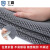 工霸（GONGBA）镂空防滑地垫 PVC防水垫卫生间厕所厨房塑料防滑脚垫  4.5mm 0.9米宽 灰色 1米