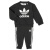 阿迪达斯（Adidas） 儿童时尚运动套装上衣裤子黑色春秋  ED7679 黑色 3-6个月