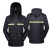 DLGYP 高亮反光分体成人雨衣套装 617 黑色 2个起订 XL