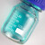 玛仕福 蓝盖试剂瓶 透明丝口玻璃瓶 螺纹口带刻度透明样品瓶 中性料500ml 