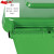 圣极光塑料垃圾桶240L常规挂车款户外环卫垃圾桶小区分类果皮箱可定制G1415绿色