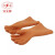 双安 25KV绝缘手套（舒适型）带电作业防触电橡胶手套 橙色  1副