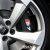 乔幻星点缤 适用于S3 S4 S5 S6 S7 R8卡钳贴纸刹车盘贴标轮毂装饰贴改装 S3一套4个 黑色
