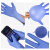 霍尼韦尔4580381超轻薄无粉丁腈抛弃式手套蓝紫色L尺码200只装