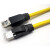 Profinet网线工业伺服EtherCat通讯线兼容4芯8芯屏蔽PN总线 超六类黄色双屏蔽 传输更稳定 15m