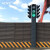一体式红绿灯可移动交通信号灯太阳能交通信号灯机动车行人指示灯 一体灯双侧外挂三面信号灯(定