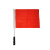 钢米 田径比赛表演巡边指挥信号发令旗 塑料手杆 红色 35*28*50cm 面 1420228