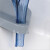 海斯迪克 HK-5050 树叶肥皂盒 浴室免打孔吸盘香皂盒沥水洗衣皂盒置物架 透明蓝色