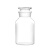 希试 透明加厚广口试剂瓶磨砂口玻璃瓶医药瓶分装广口瓶玻璃化学瓶 个 1000ml广口瓶透明色（10个） 
