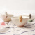 儿童陶瓷碗 猫咪卡通碗个性可爱立体陶瓷碗学生碗家用日式餐具儿 青色黑猫碗