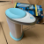滴液型智能皂液瓶家用洗手液盒厨房皂液器台置自动洗手机 天蓝色 74802款