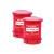 西斯贝尔WA8109300防火垃圾桶高40直径30OSHA规范UL标准10GAL/38L红色1个装ZHY