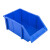 冰禹 BY-171 组立式物料盒 斜口螺丝零件盒 C2蓝（2件）500*385*240（超厚）