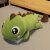 隆仁福可爱大恐龙毛绒玩具抱枕小怪兽公仔睡觉玩偶娃娃大号床上男孩礼物 绿色恐龙棕色背部 1.7米