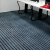 谋福（CNMF）办公室地毯 满铺客厅地毯 卧室防滑地垫(3米宽*1米长 米白色细条纹)