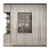 欧莎拉贝轻奢卧室家用实木衣柜现代简约平开玻璃门六门大衣橱组合整体定制 5门宽2米高2米4深0.6米样式3