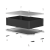 L09-185-135铝型材防水小机箱外壳通讯设备整流器壳体铝合金实验室设备线路板盒子铝电源盒控制器 185-135-80 黑色壳体+黑色端盖