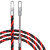 丰稚 穿线器 万能拉线 电工手动引线 钢丝暗线电线网线暗管 三股100米-圆头