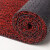 定制丝圈地垫入户门垫门厅地毯防滑防尘pvc垫子进户门脚垫可裁剪 红黑色20mm特厚款 120*150cm