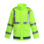 圣驰 PU防水涂层分体雨衣雨裤套装300D牛津布面料带反光标识路政雨衣荧光绿175