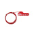 苏识 可调节钢缆安全锁具绝缘万用阀门锁直径3.5mm长度2.4mm AC-05红