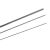 定制304不锈钢弹簧丝硬钢丝弹簧钢丝直条钢线圆钢微丝丝实心铁丝 直径3.3mm*长度1米/根    1