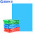 蓝鲸环卫 80*100cm棕色50只 彩色加厚商用绿蓝红黑色分类平口垃圾袋LJHW-1032