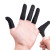 稳斯坦 WST530 一次性乳胶手指套 手指套 防滑手指套 A1进口净化黑色500g