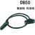 DB50免焊插头 3排50针并口串口连接器db50接线端子实心针免焊插座 DB50数据线公对母长度5米HL-DB50-M/F