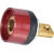 定制适用于电焊机250/315快速接头52mm后板式插座DKJ35-50川瑞贝408配件 52mm一套(插头+插座)(红色)
