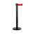罗德力 不锈钢伸缩栏杆 隔离带伸缩带护栏警示带 磨砂黑 5米线(带子默认发红色)