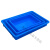 ONEVAN加厚塑料浅盘 周转箱盘子 养殖盒 4号浅盘375*250*65mm 蓝色