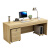 时通 单桌100*60*74cm（不包含移动柜）简易书桌台式学习简约办公室单人双人职员组合办公桌椅