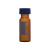 1.5ml透明/棕色进样瓶液相气相色谱玻璃样品瓶进样小瓶取样瓶样品 透明无刻度(瓶+盖垫)实心盖