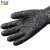喷砂箱手套 黑色橡胶喷砂机手套 65cm带颗粒喷沙防护手套 65cm喷砂手套右手一只