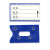 仓库货架标识牌磁性标签牌仓位标签贴物料标识卡库房标签物料标牌 蓝色 10X5厘米