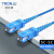 创优捷 光纤跳线 铠装 单纤 SC/UPC-SC/UPC-单模-G.652D-3mm-40M-LSZH-蓝色