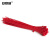 安赛瑞 彩色尼龙扎带（500根装）3×100mm 红 自锁式彩色尼龙捆扎带 绑线带束线工具 安装辅材 26169