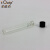 芯硅谷 B2726 高硼硅玻璃圆底螺口试管 螺纹口带盖试管 带书写区 50ml;直径×高30×150mm ;1包(10支)