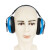 元汗2200隔音耳罩 1付 蓝色 防噪音工业降噪静音耳机 防护耳罩 定制