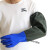 加长防水手套工作耐磨加厚防滑长袖防油耐酸碱橡胶胶皮水产 70cm蓝色松紧款布里 XL
