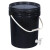 尚留鑫 手提塑料桶20L黑色带龙头水桶加厚储水洗手桶