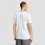 DESCENTE迪桑特跑步系列运动健身男士短袖针织衫夏季新品 WT-WHITE 2XL (185/104A)