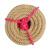 赫思迪格 黄麻绳 捆绑绳包装绳 手工编织黄麻绳子 粗细麻绳船绳装饰 直径40毫米10米 HGJ-1098