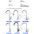 淘果 不锈钢单冷厨房水龙头 洗菜盆水槽阳台洗衣池可旋转万向水龙头 B款【单冷】大弯款